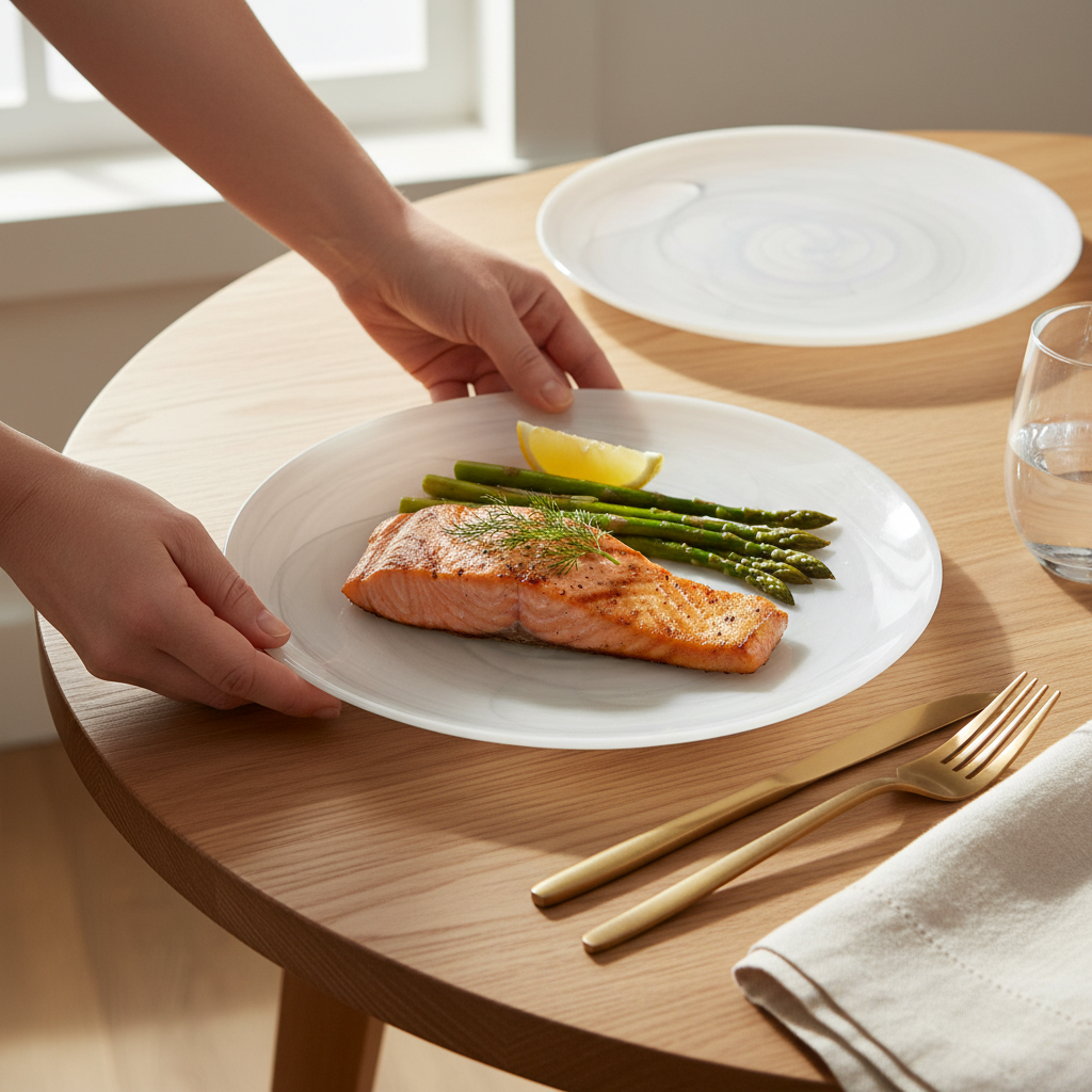 Alabaster White Dinner Plate