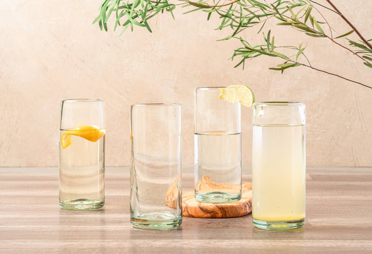Handblown Mexican Highball Glass | Clear