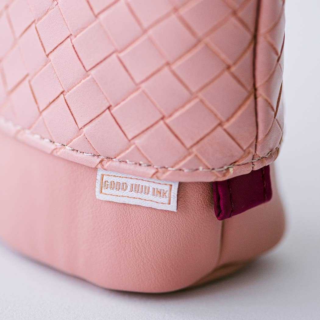 Luxe Standing Pencil Pouch | Blush Pink