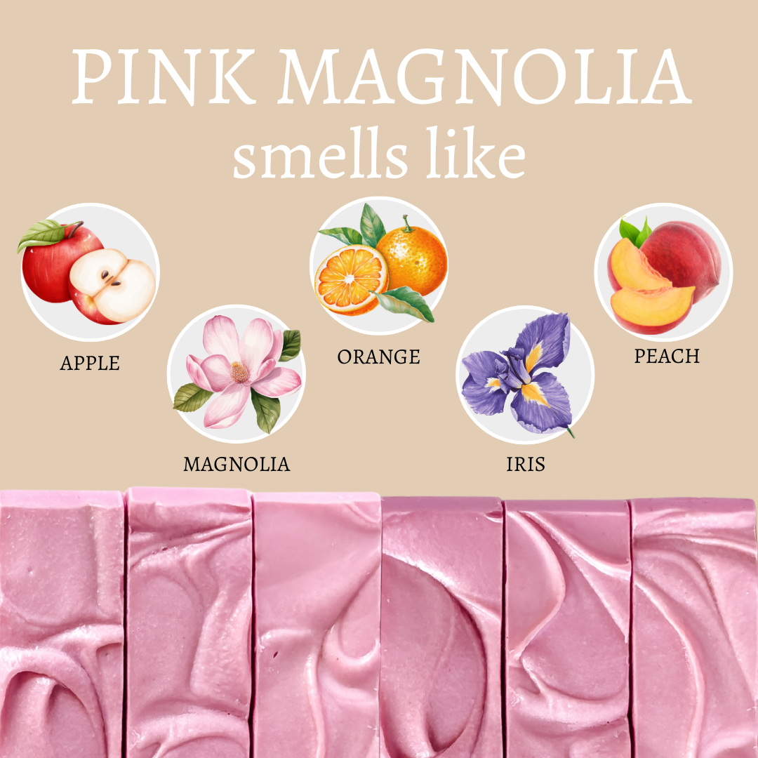 Pink Magnolia Artisan Soap Bar