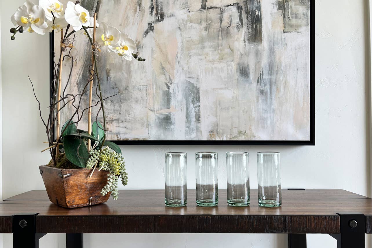 Handblown Mexican Highball Glass | Clear