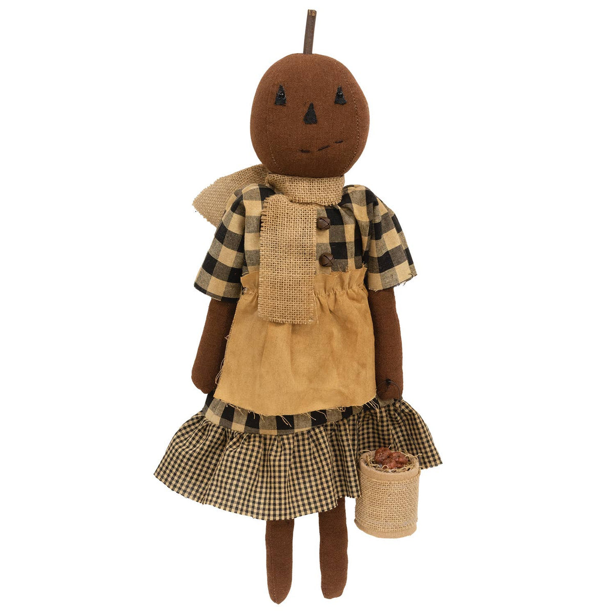 Primitive Pumpkin Girl Doll