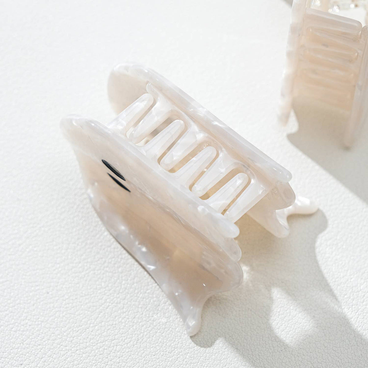 Pearl Ghost Hair Claw Clip | Small