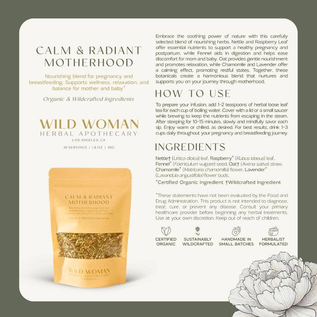 Calm & Radiant Motherhood Tea