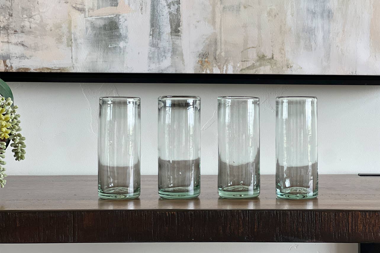 Handblown Mexican Highball Glass | Clear
