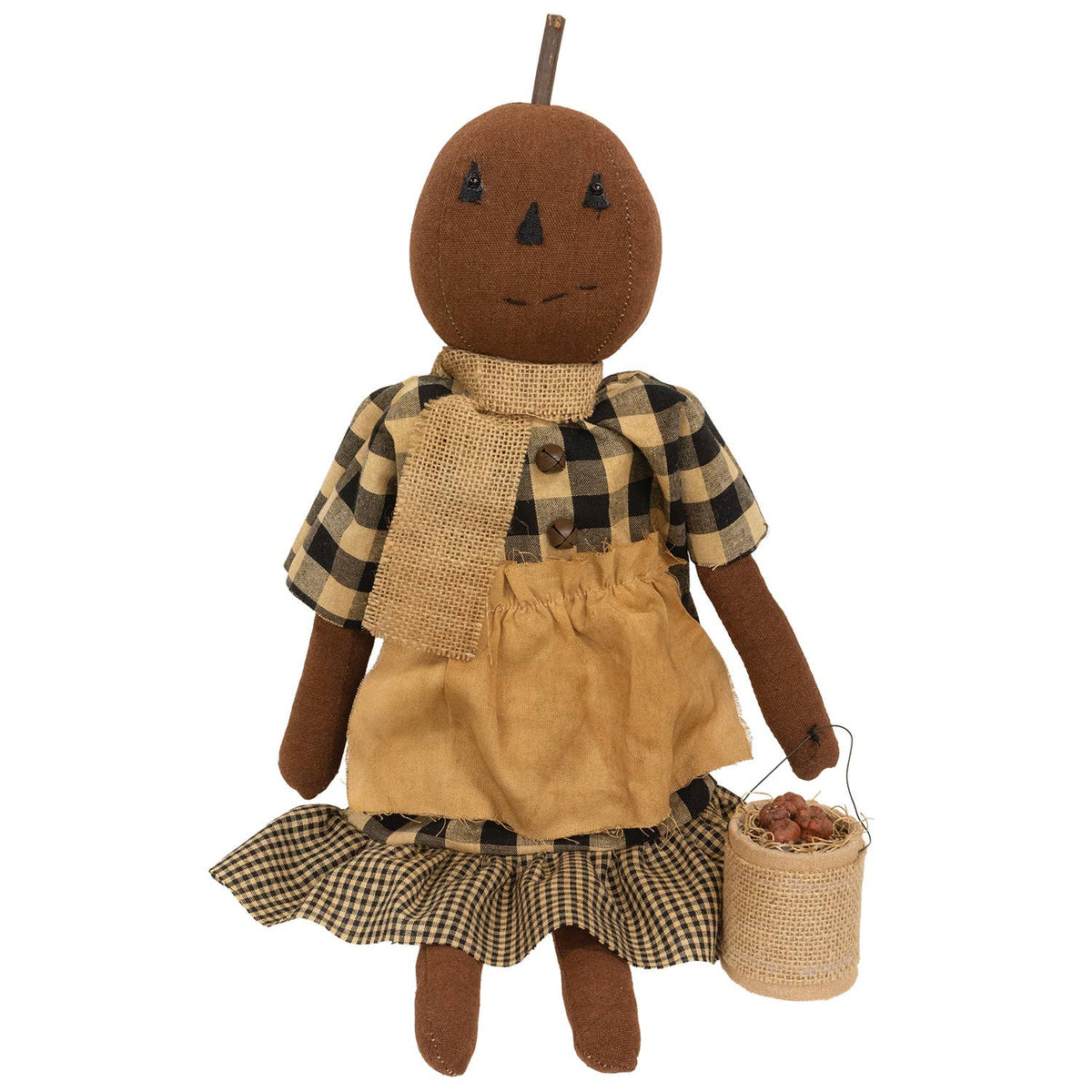 Primitive Pumpkin Girl Doll