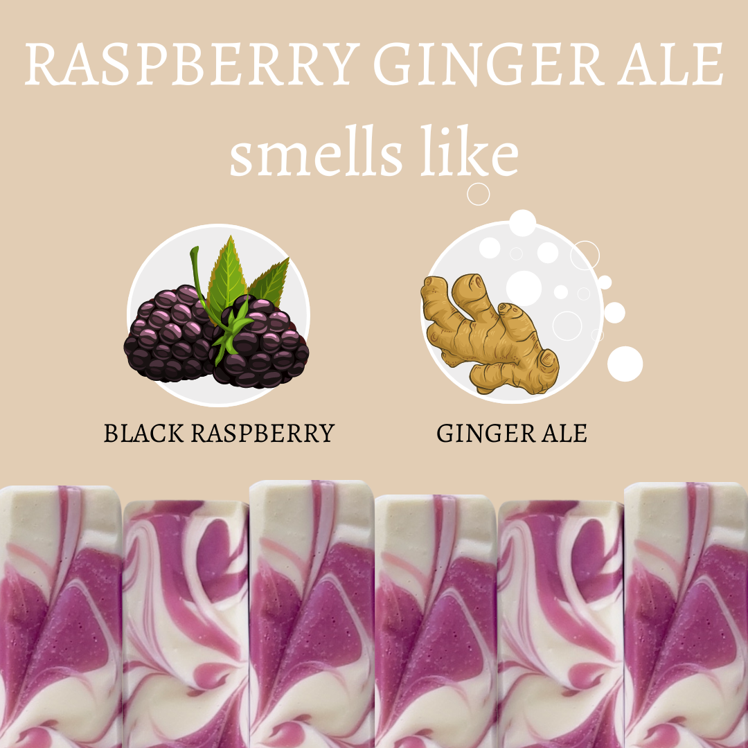 Raspberry Ginger Ale Artisan Bar Soap