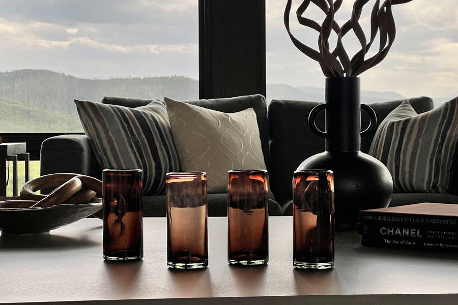 Handblown Mexican Highball Glass | Tamarind
