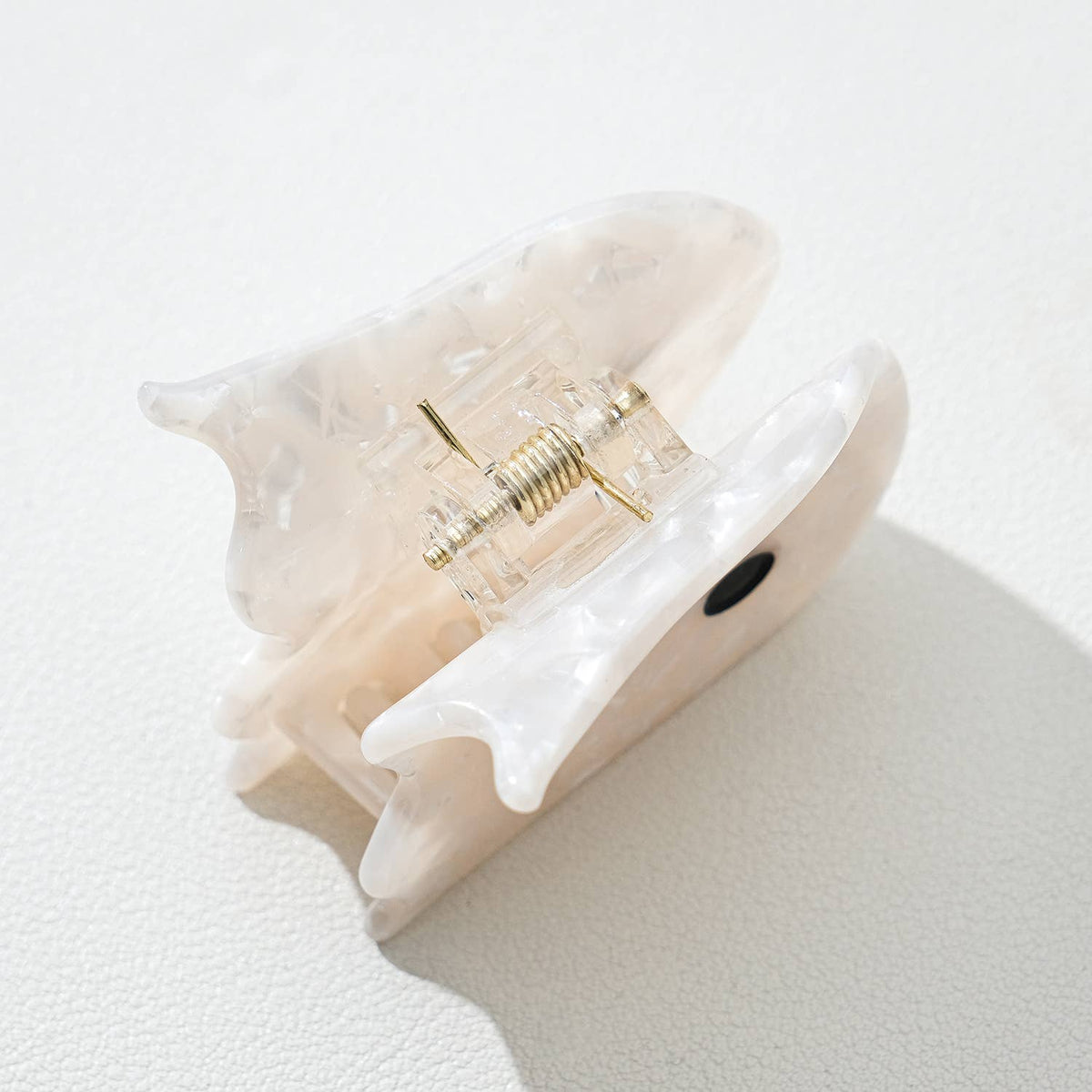 Pearl Ghost Hair Claw Clip | Small
