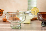 Handblown Mexican Margarita Glass | Clear