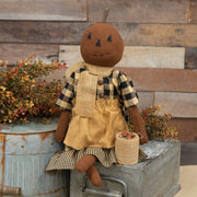 Primitive Pumpkin Girl Doll