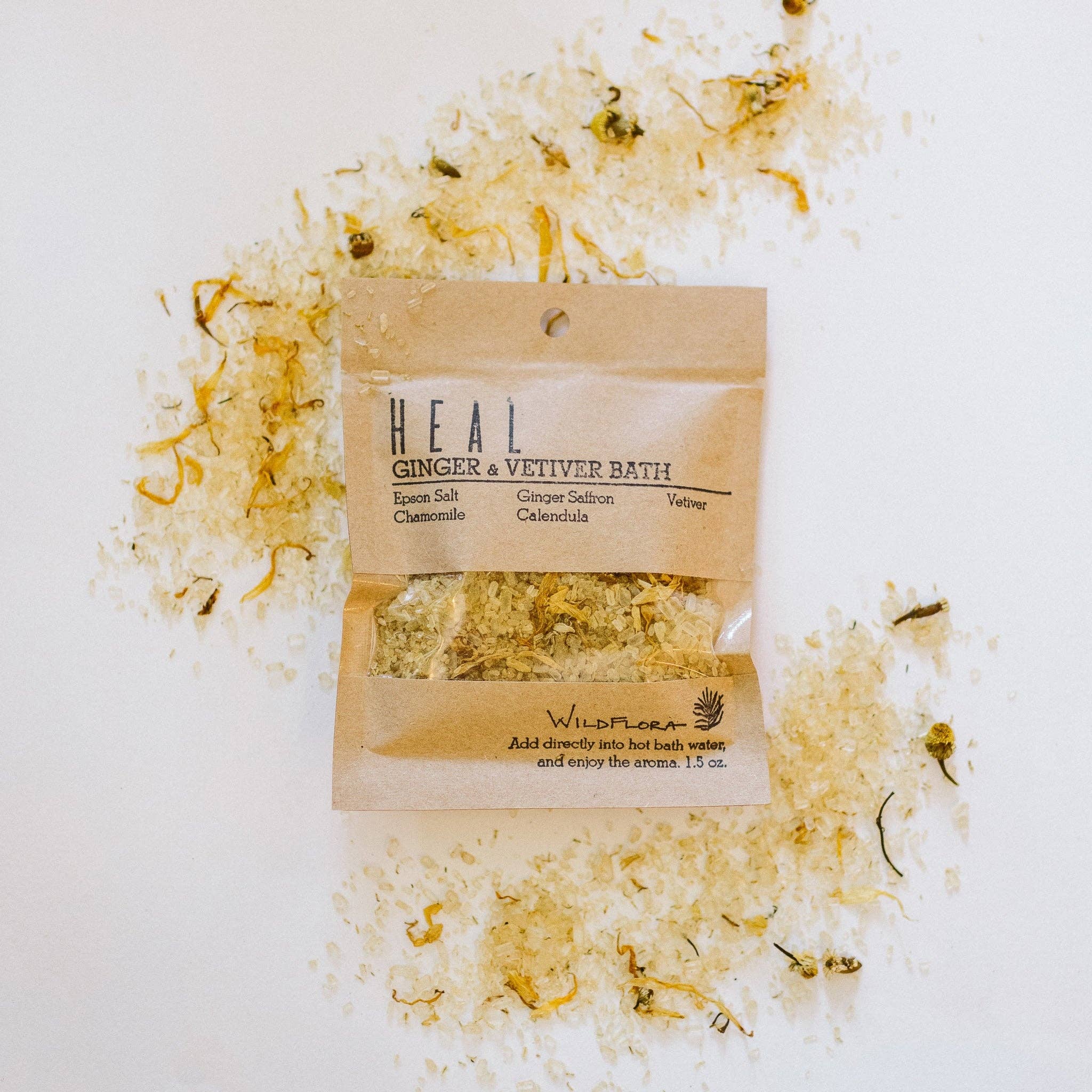 WildFlora Bath Salt Packets
