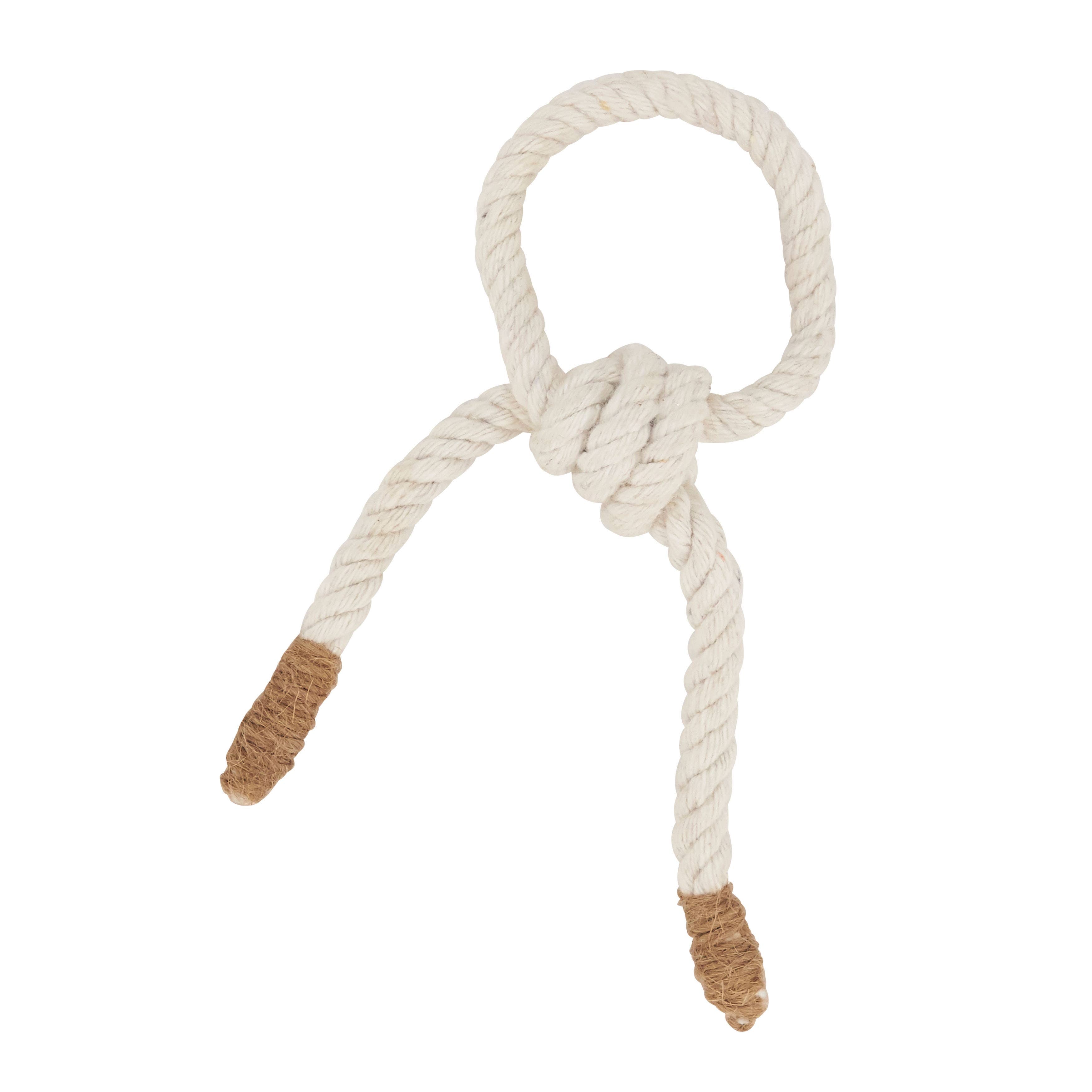 Knotted Rope Napkin Ring Set