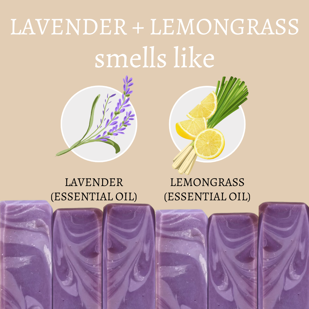 Lavender and Lemongrass Artisan Bar Soap