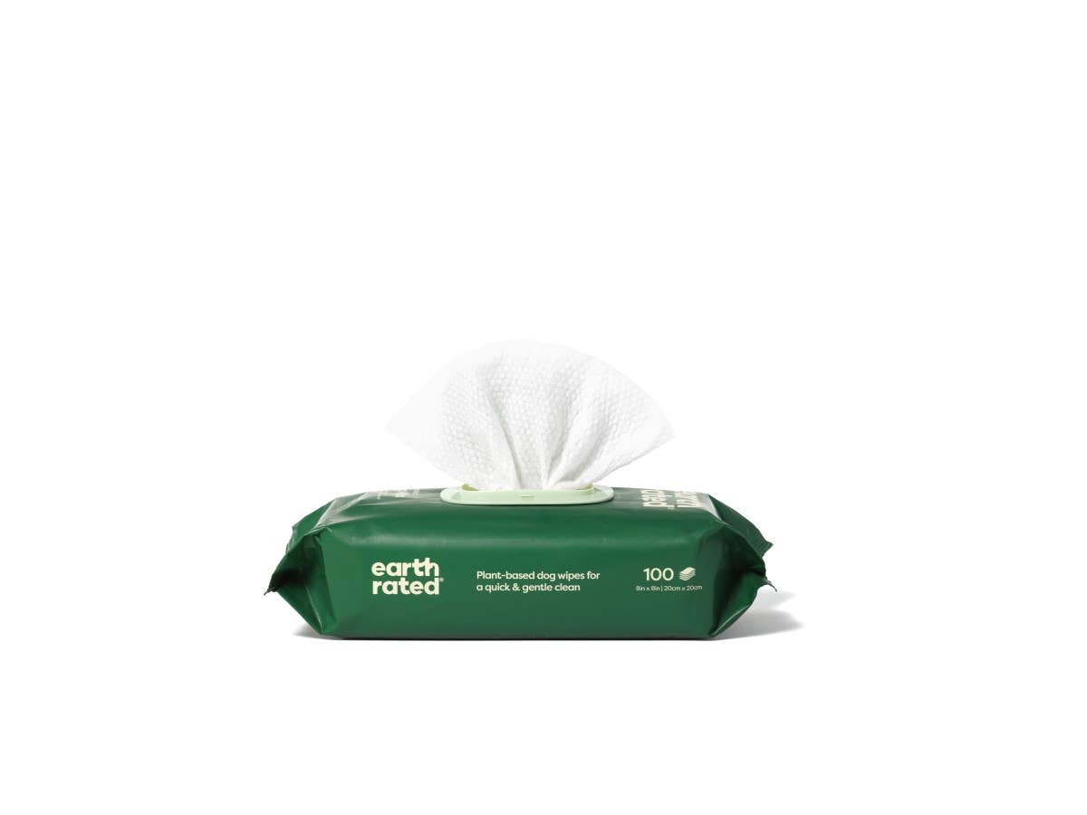 Earth Rated Dog Grooming Wipes | Unscented