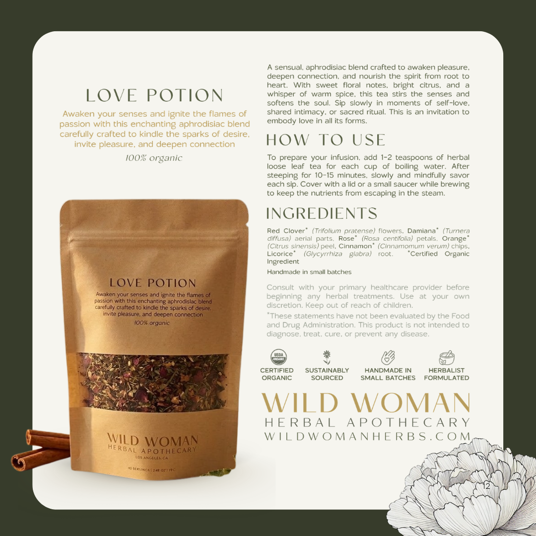 Love Potion Aphrodisiac Tea