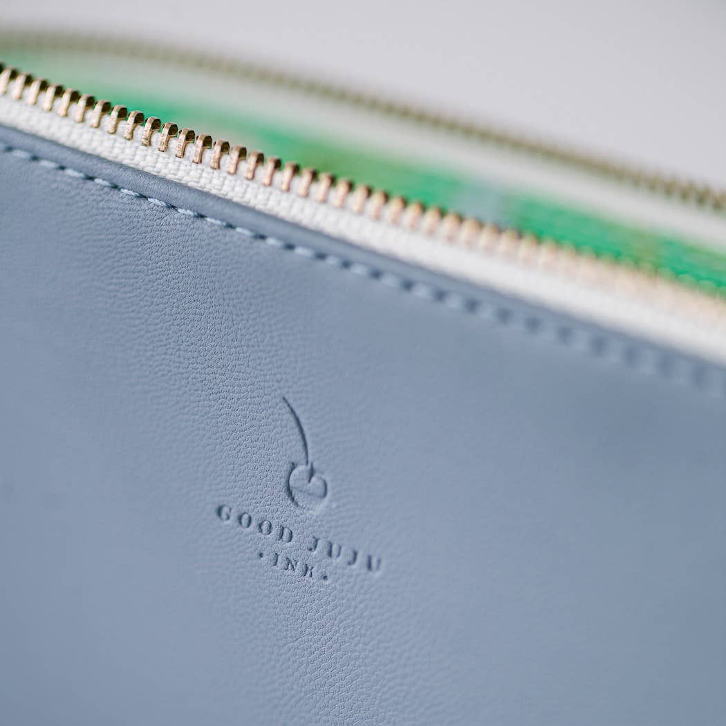 Luxe Slim Pencil Pouch | Periwinkle