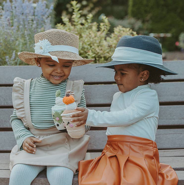 Pumpkin Spice Latte Baby Rattle