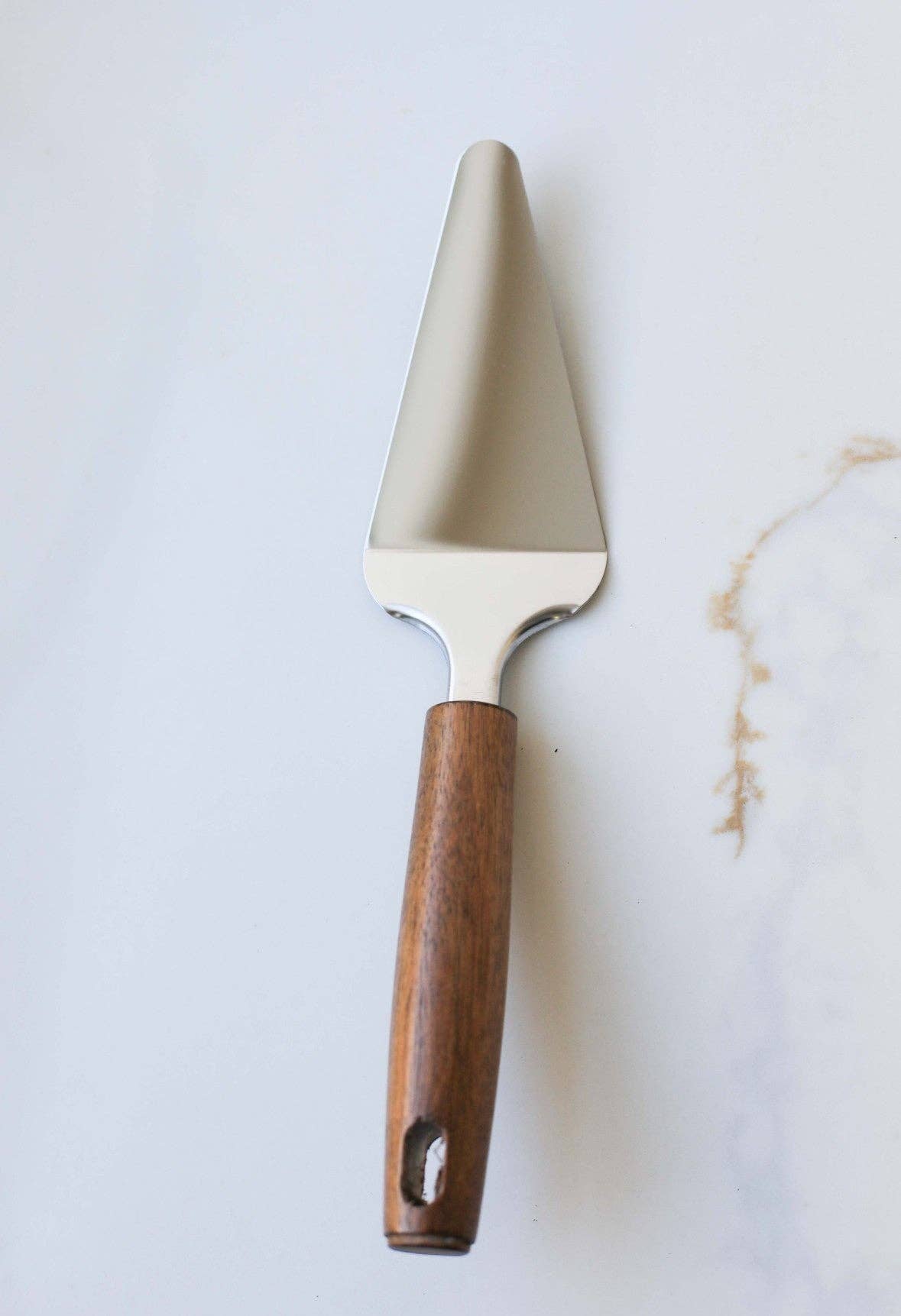 Walnut Wood Pastry Server