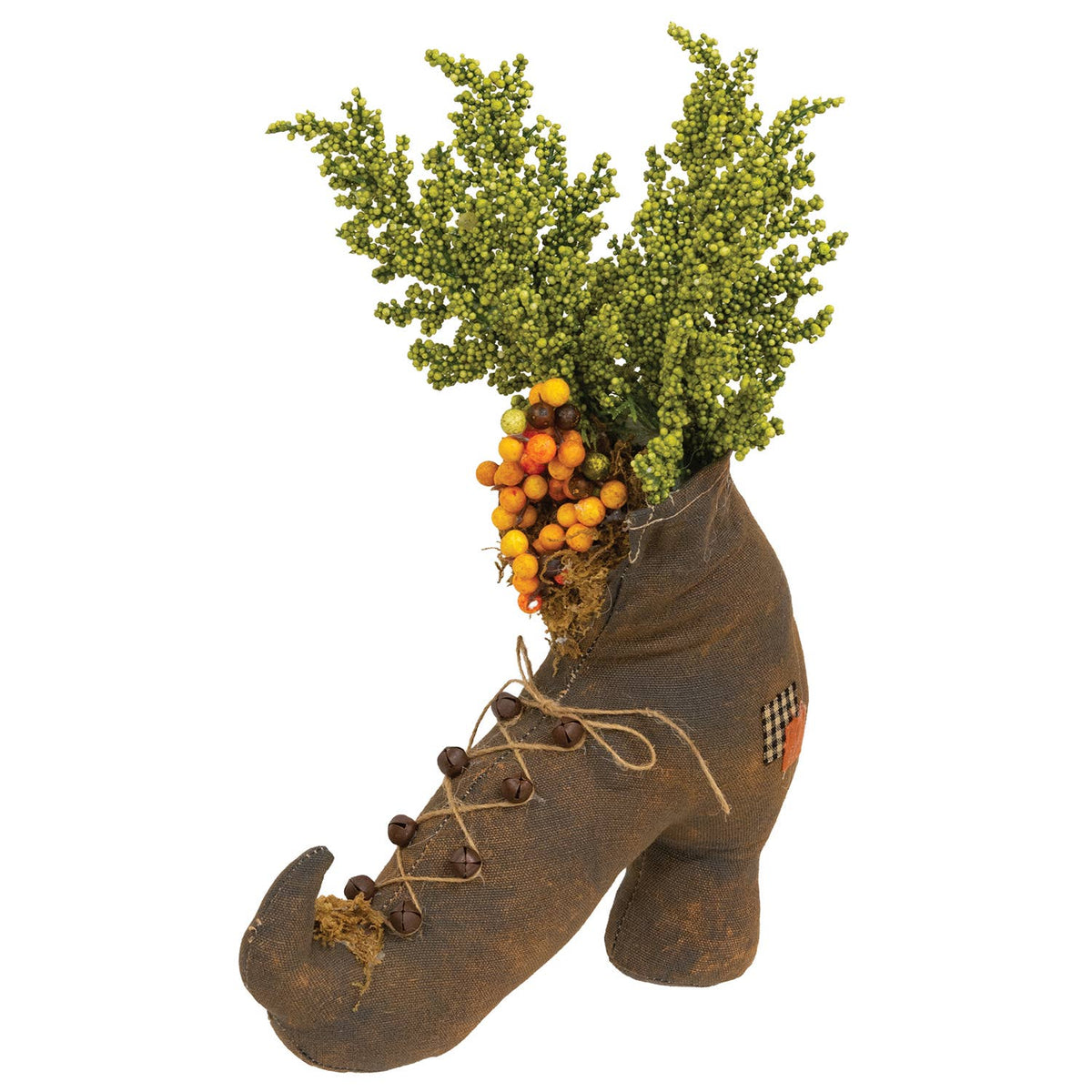 Stuffed Witch Boot Sitter
