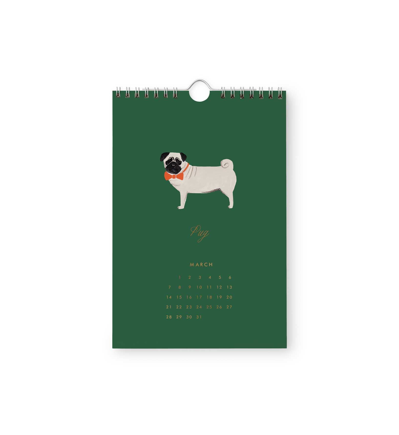 2027 Dogs Wall Calendar