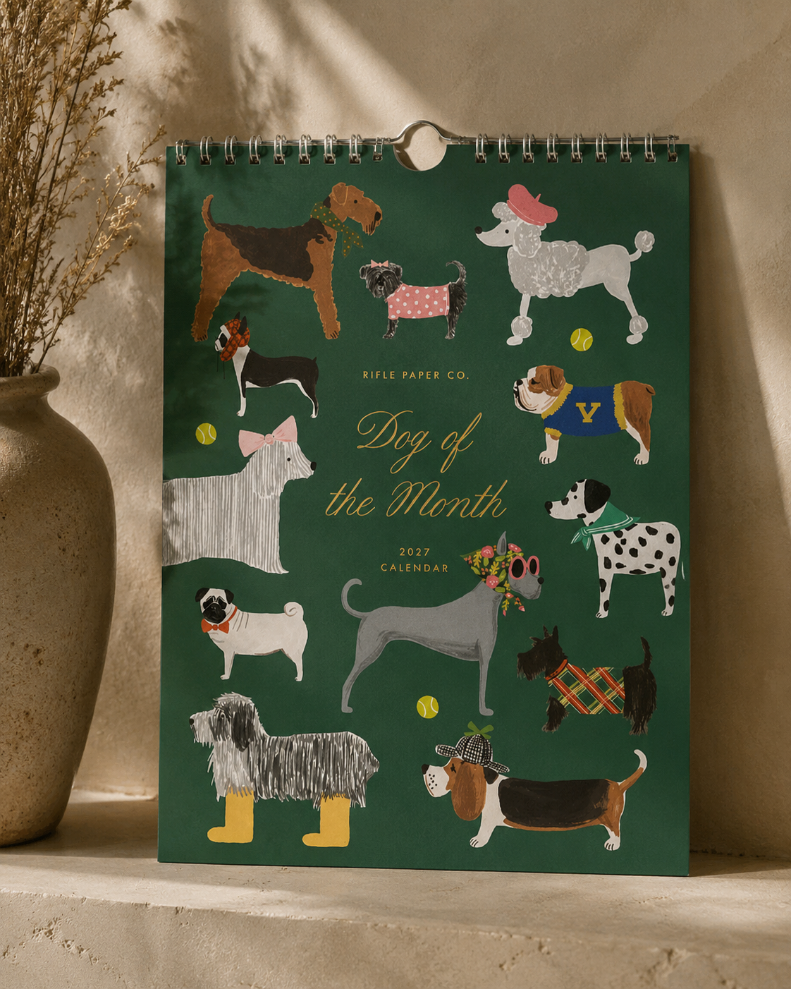 2027 Dogs Wall Calendar