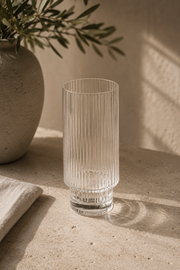 Ribbed Highball Glass