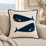 Whale Throw Pillow
