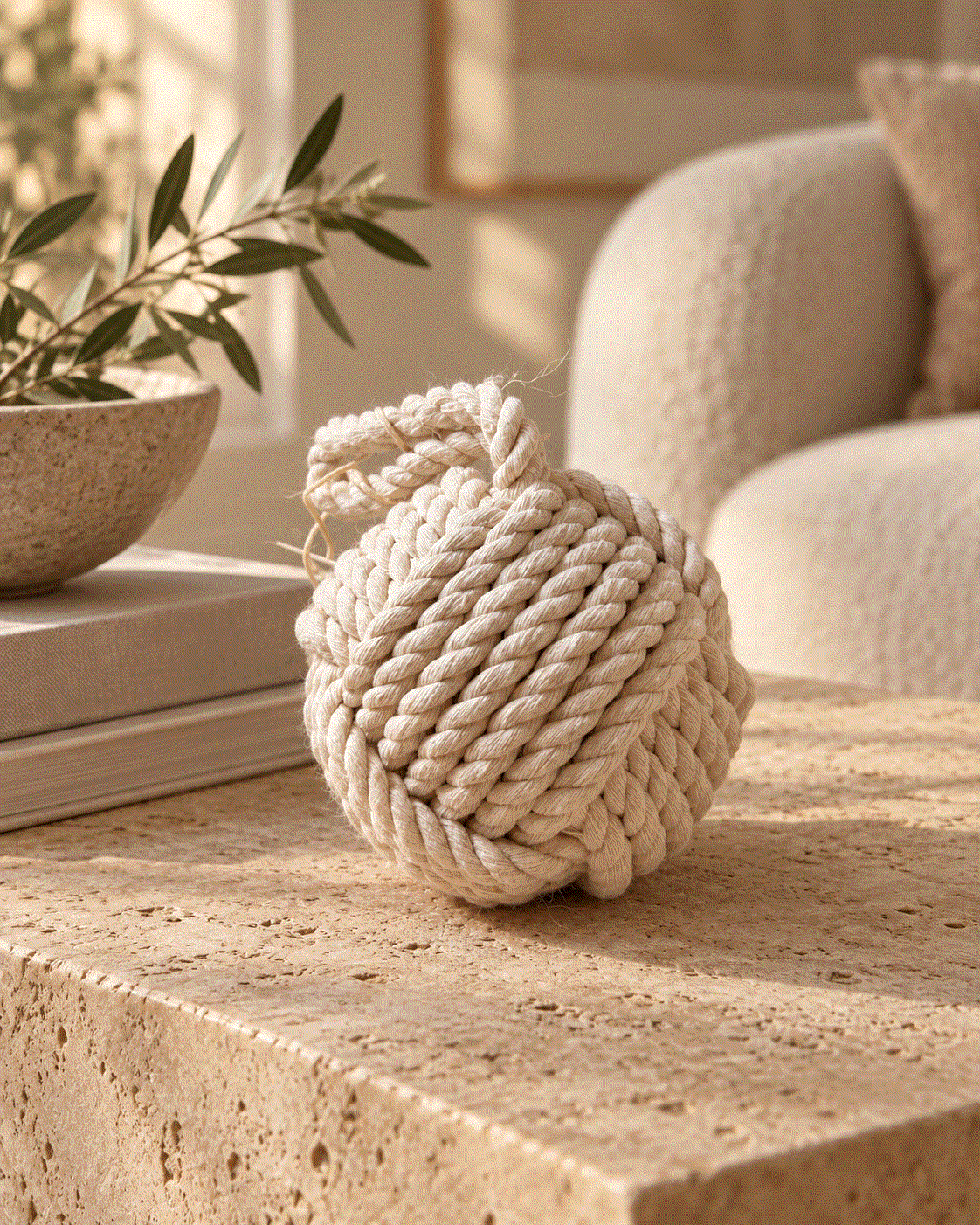 Rope Decorative Accent Ball