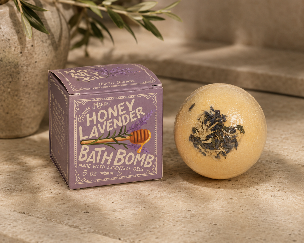 Lavender & Wild Honey Bath Bomb