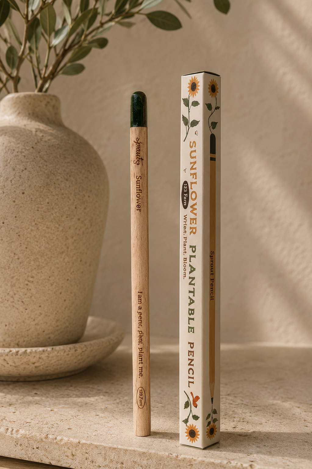 Sunflower Plantable Pencil