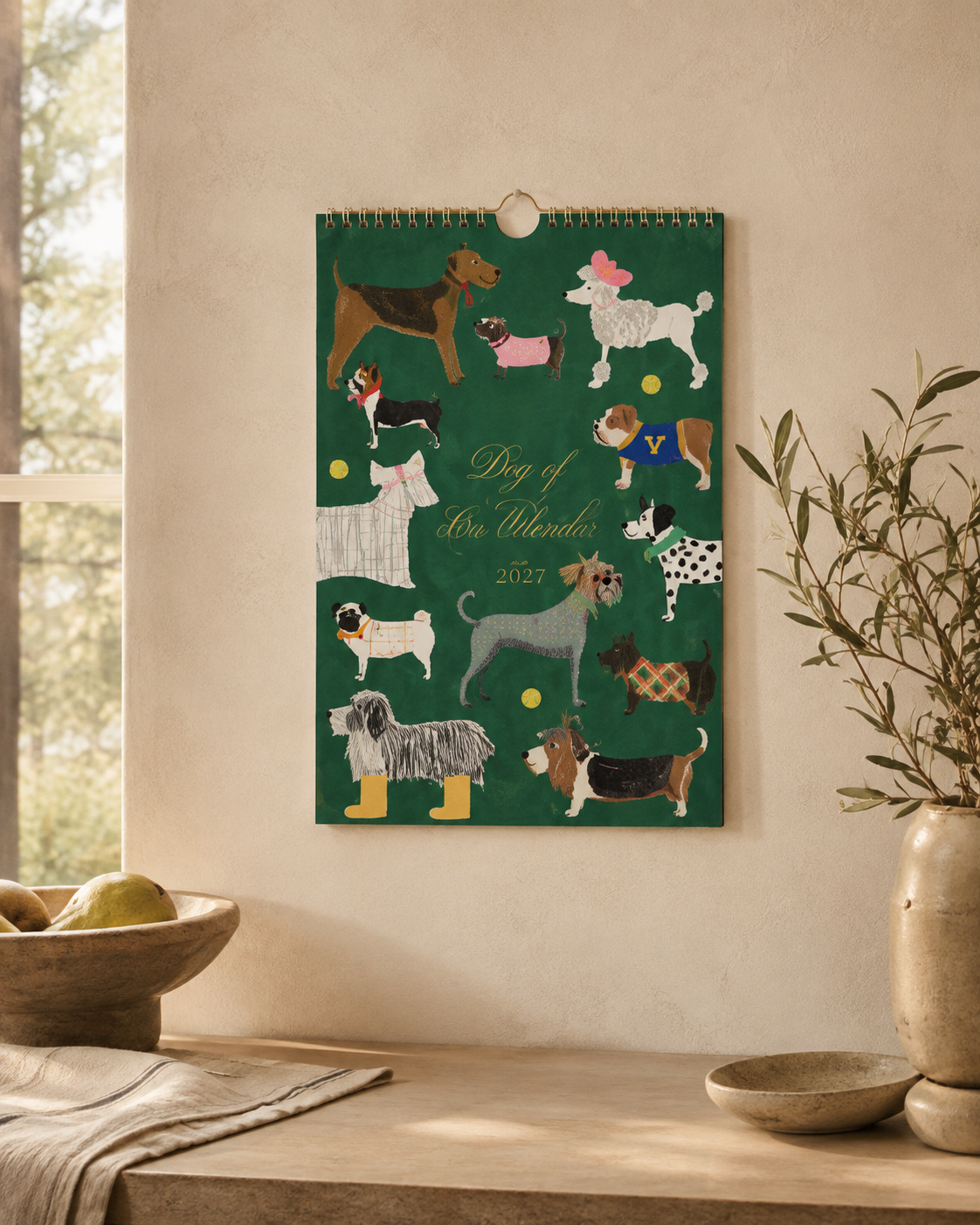 2027 Dogs Wall Calendar