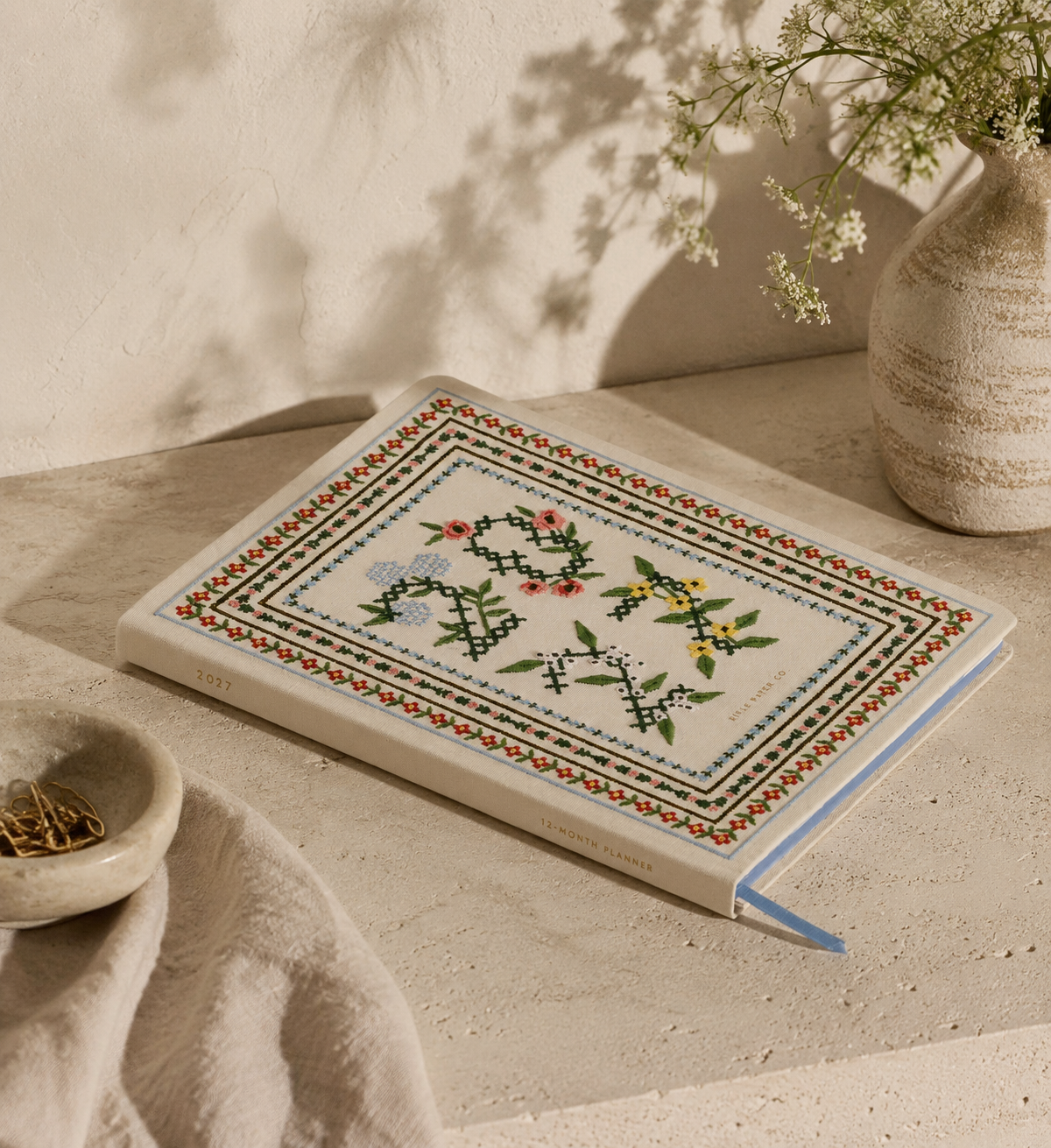 2027 Embroidered Weekly Planner