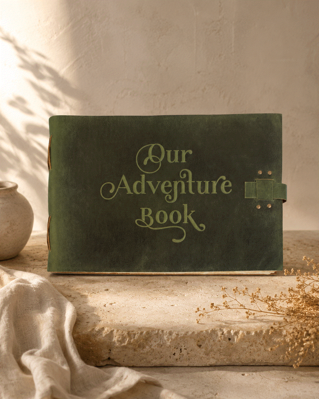 Story Keeper Leather Journal | "Our Adventure Book"