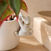Ceramic Dog Planter Hanger