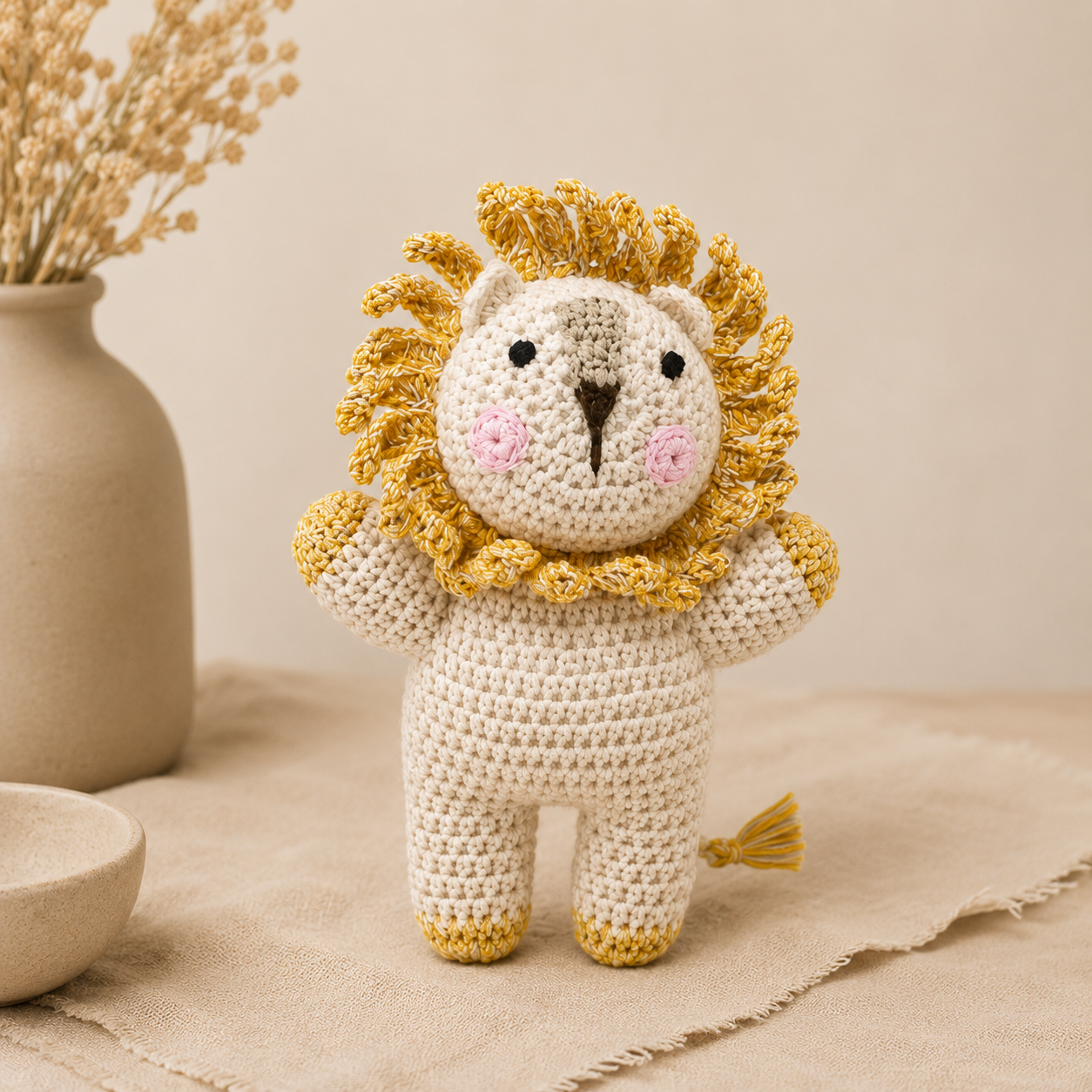 Crochet Lion Toy