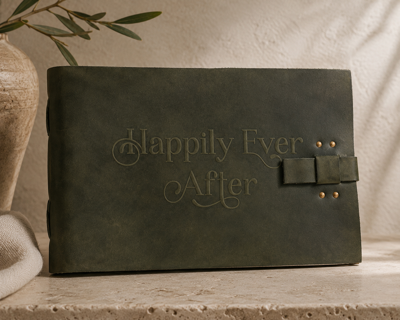 Story Keeper Leather Journal | "Happily Ever After"