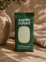 Earth Rated Grooming Wipes | White Tea & Basil