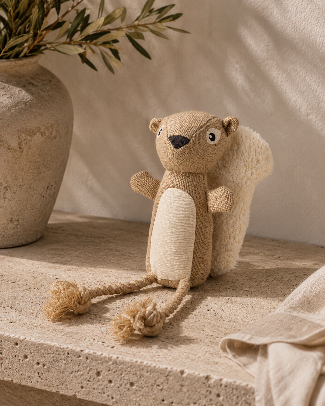 Mr. Squirrel Dog Toy
