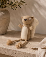 Mr. Squirrel Dog Toy