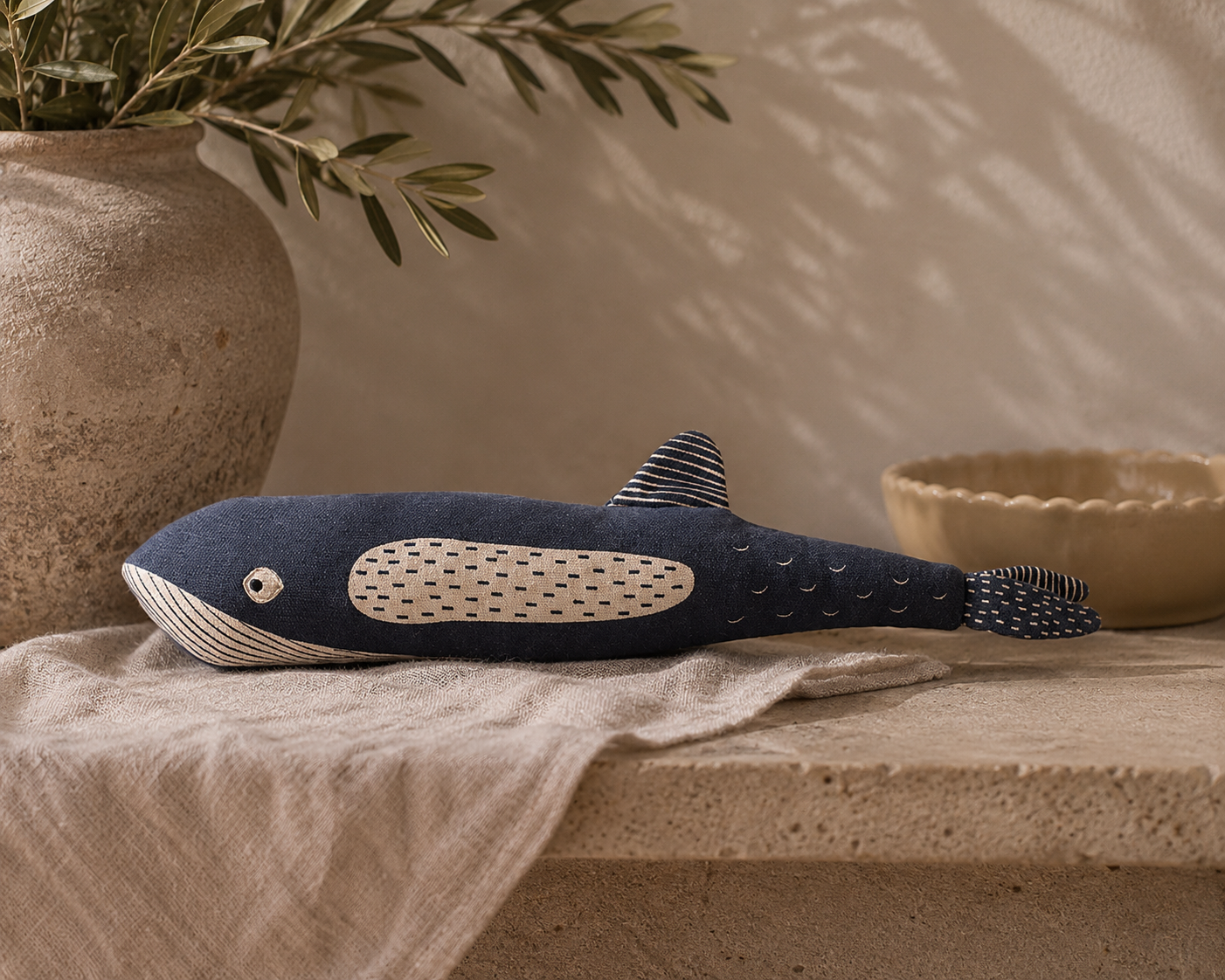 Mrs. Whale Dog Toy