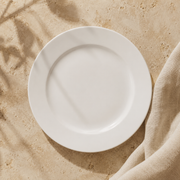 White Rimmed Salad Plate