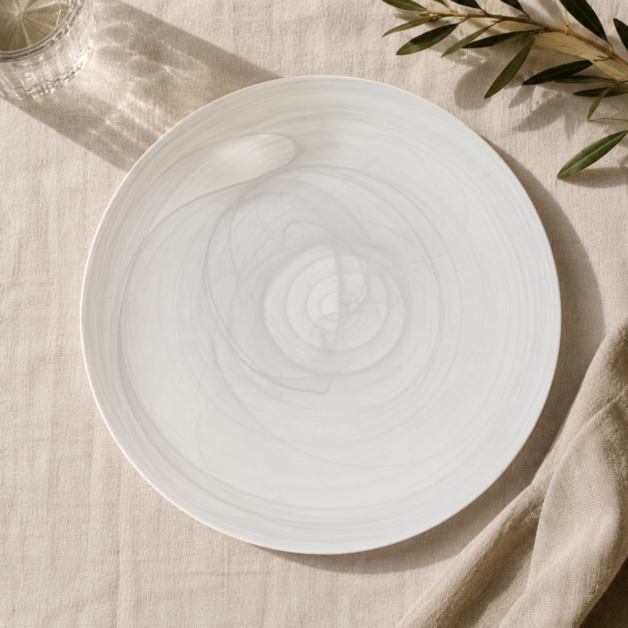 Alabaster White Dinner Plate