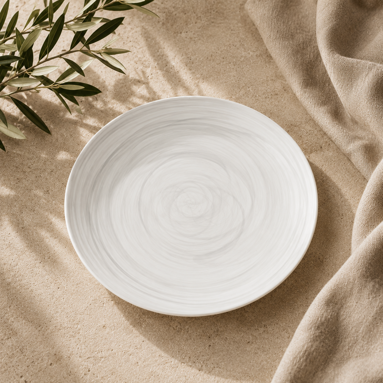 Alabaster White Salad Plate