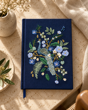 Peacock Embroidered Journal