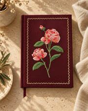 Roses Embroidered Journal