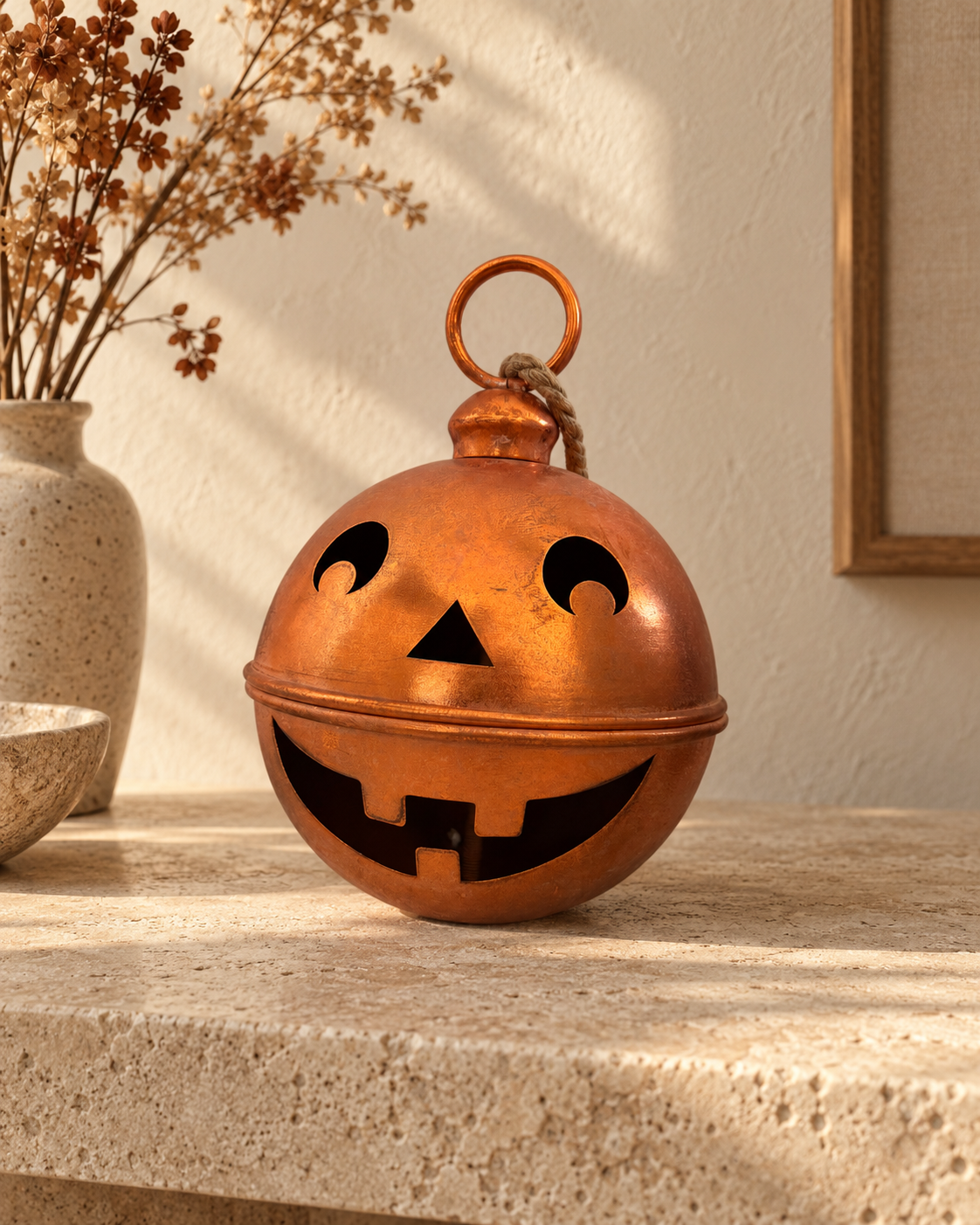 Metal Jack O' Lantern Bell
