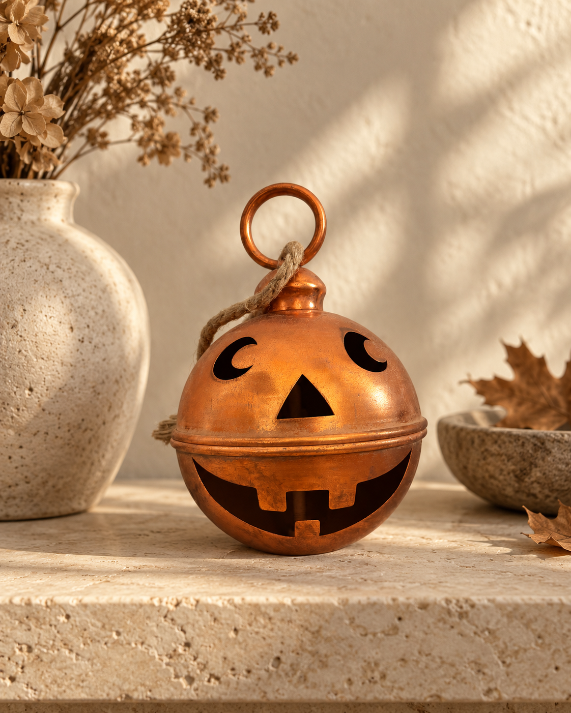 Metal Jack O' Lantern Bell