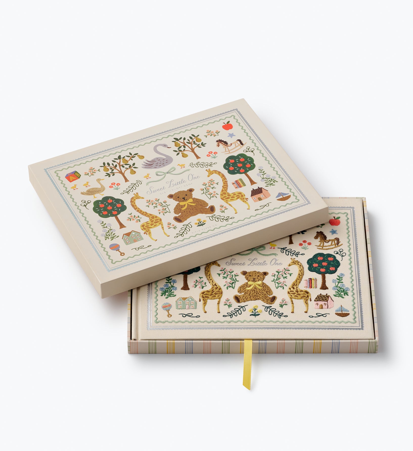 Embroidered Baby Memory Book