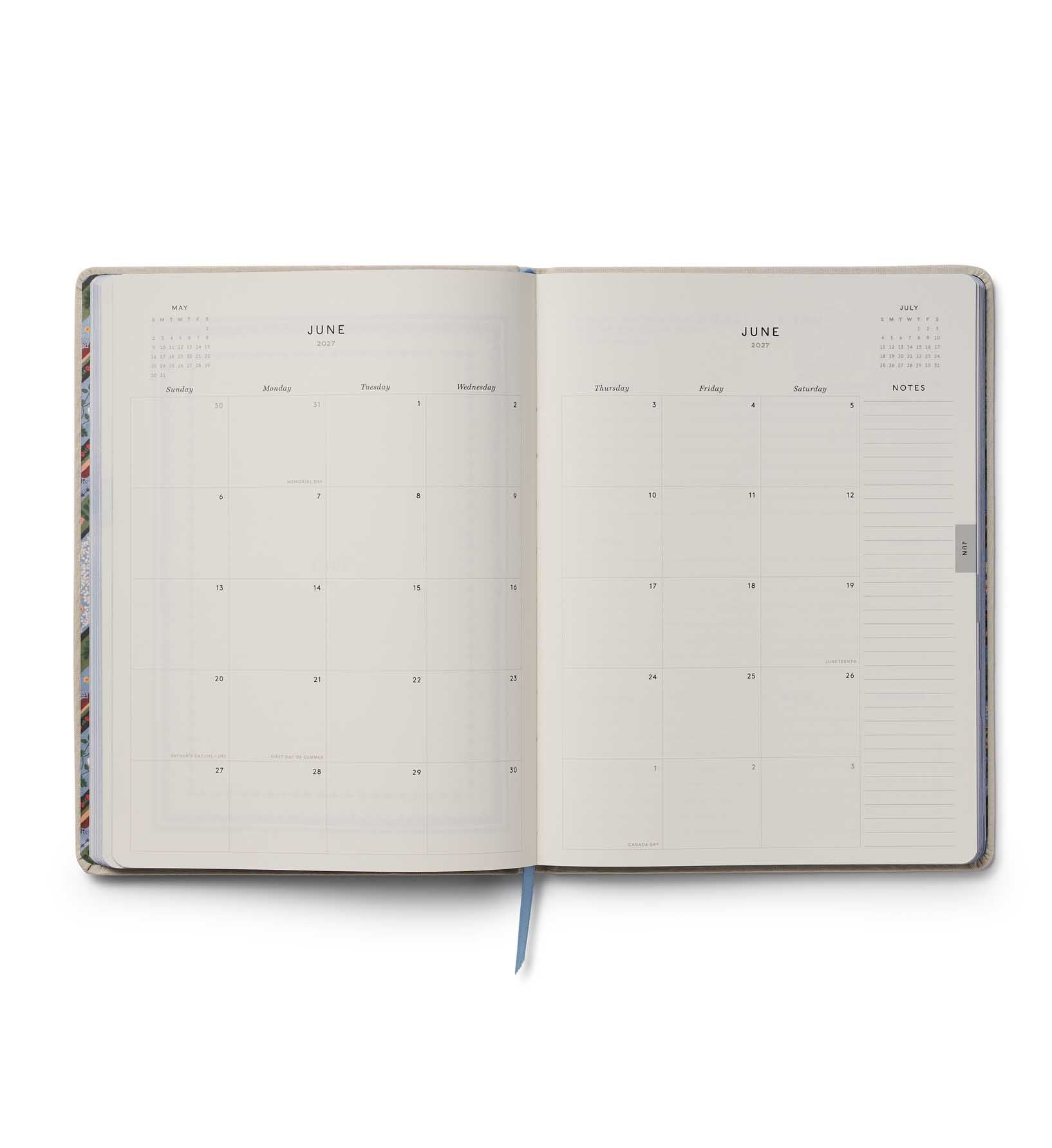 2027 Embroidered Weekly Planner